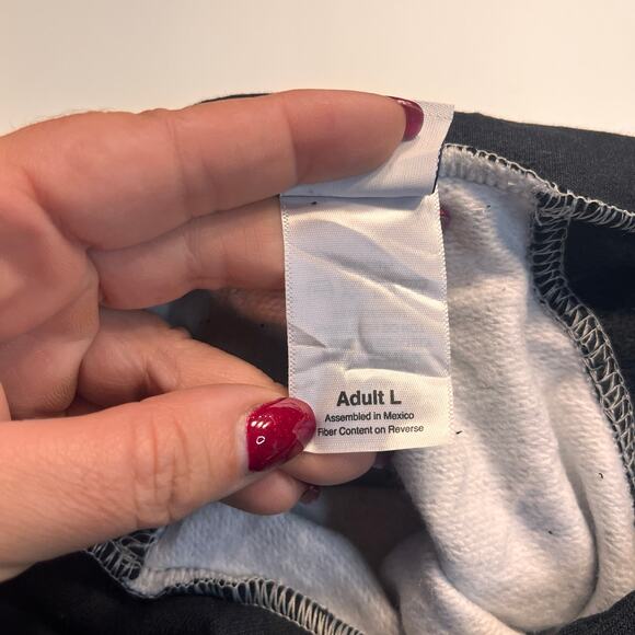 County Football Black & Gray Pullover Sport Hoodie Size Large - Picture 3 of 6